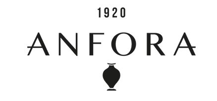 Black text reads "1920 ANFORA" with a black amphora vase replacing the letter "O" in "ANFORA," all on a white background.