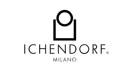 Ichendorf Milano logo featuring a stylized geometric icon above the words "Ichendorf Milano" in black text on a white background.